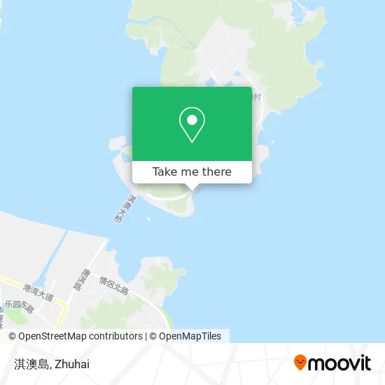 淇澳島 map