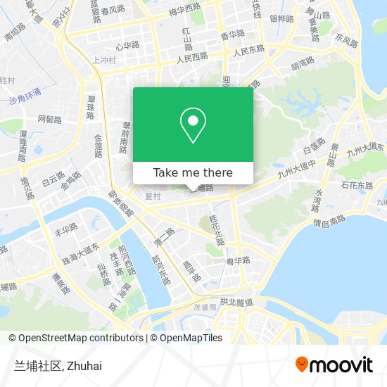 兰埔社区 map