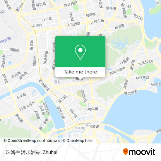 珠海兰浦加油站 map