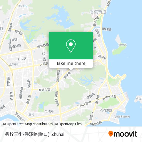 香柠三街/香溪路(路口) map