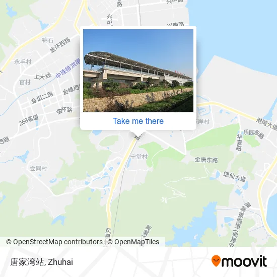 唐家湾站 map