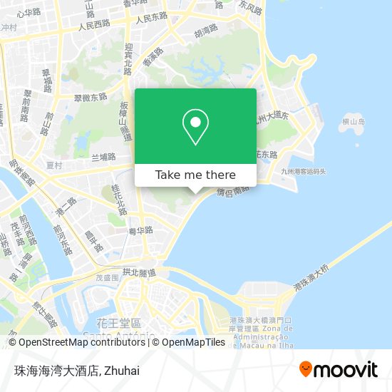 珠海海湾大酒店 map