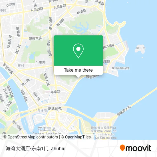 海湾大酒店-东南1门 map