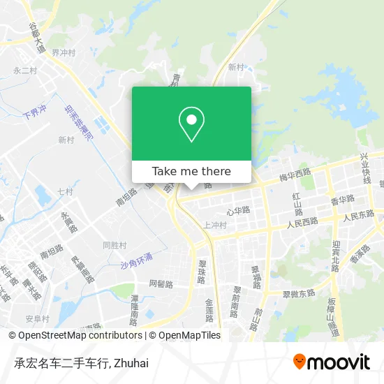 承宏名车二手车行 map