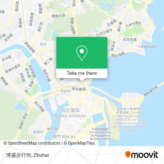 博盛步行街 map