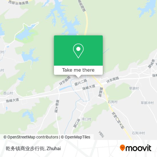 乾务镇商业步行街 map