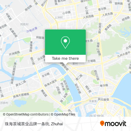 珠海茶城茶业品牌一条街 map