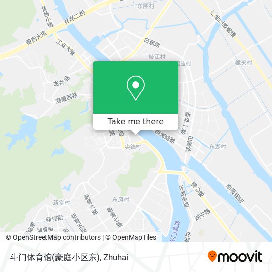 斗门体育馆(豪庭小区东) map