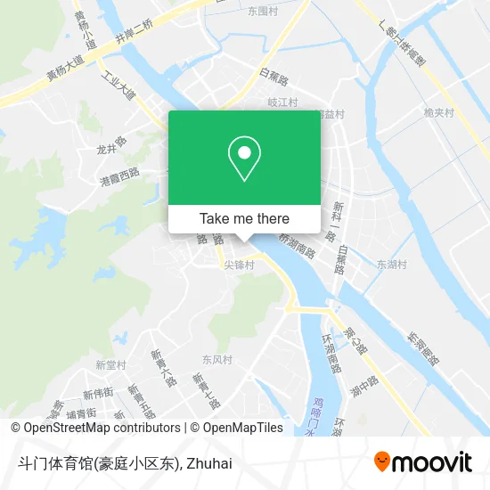 斗门体育馆(豪庭小区东) map