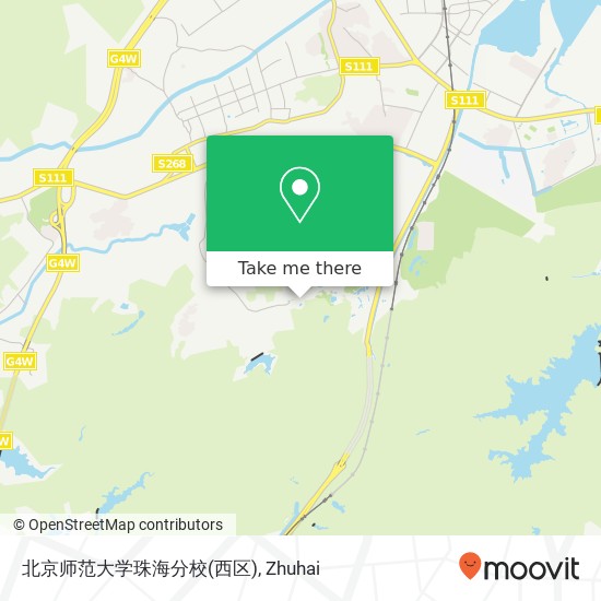北京师范大学珠海分校(西区) map