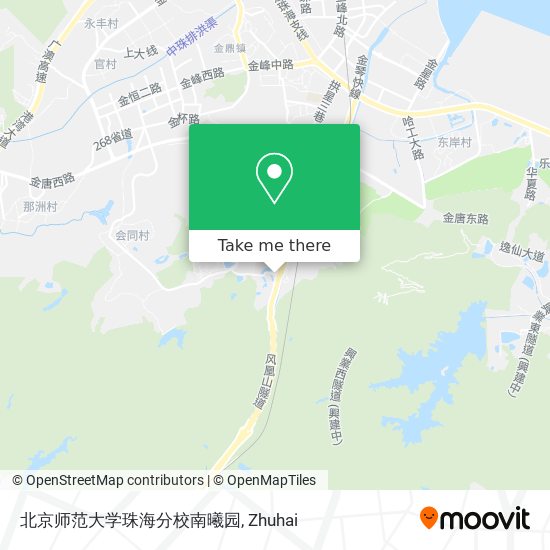 北京师范大学珠海分校南曦园 map