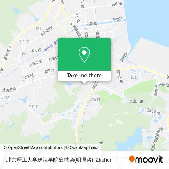 北京理工大学珠海学院篮球场(明理路) map