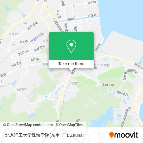 北京理工大学珠海学院(东南1门) map