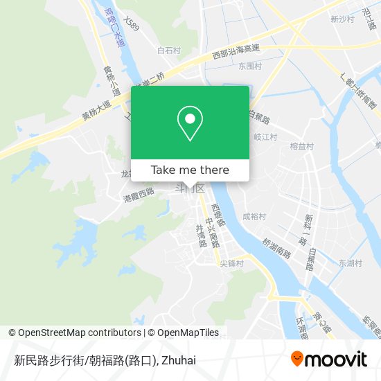 新民路步行街/朝福路(路口) map