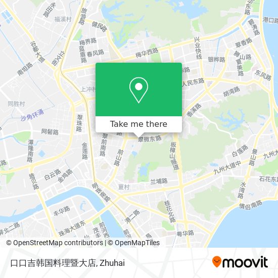 口口吉韩国料理暨大店 map
