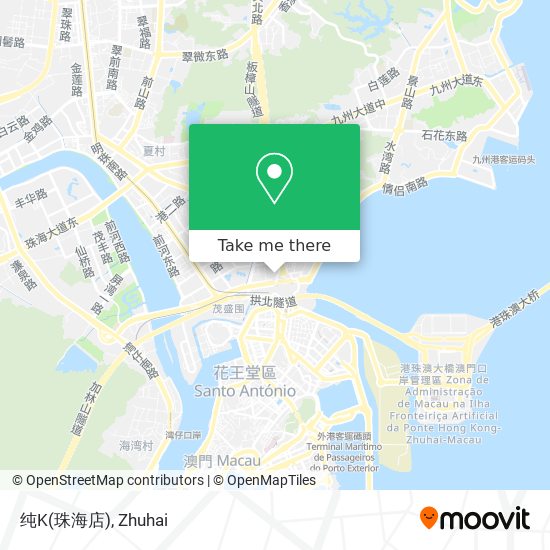 纯K(珠海店) map