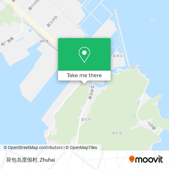 荷包岛度假村 map