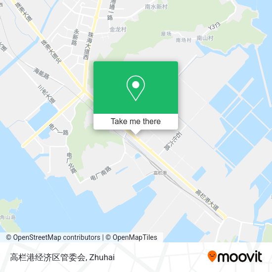 高栏港经济区管委会 map
