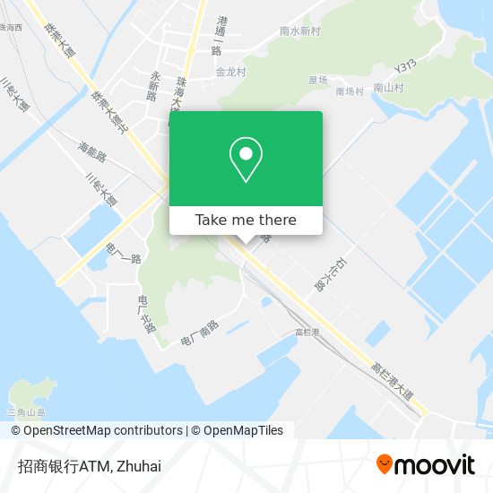 招商银行ATM map