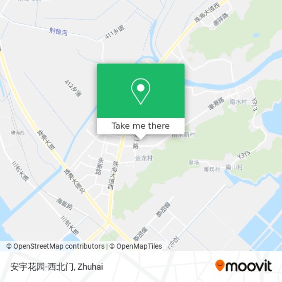 安宇花园-西北门 map
