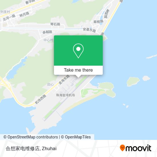 合想家电维修店 map
