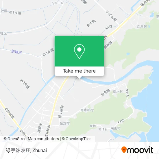 绿宇洲农庄 map