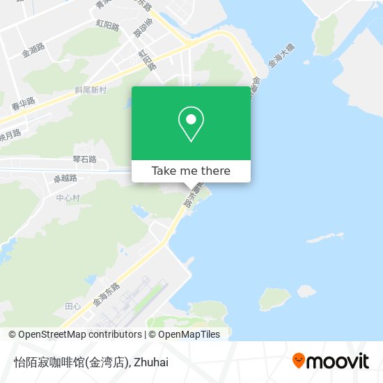 怡陌寂咖啡馆(金湾店) map
