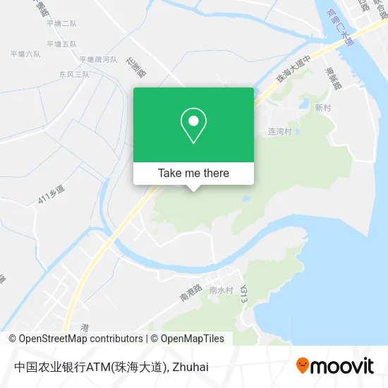 中国农业银行ATM(珠海大道) map