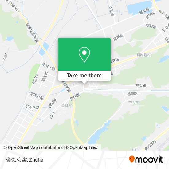 金领公寓 map