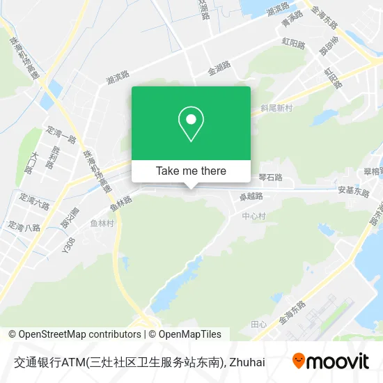 交通银行ATM(三灶社区卫生服务站东南) map