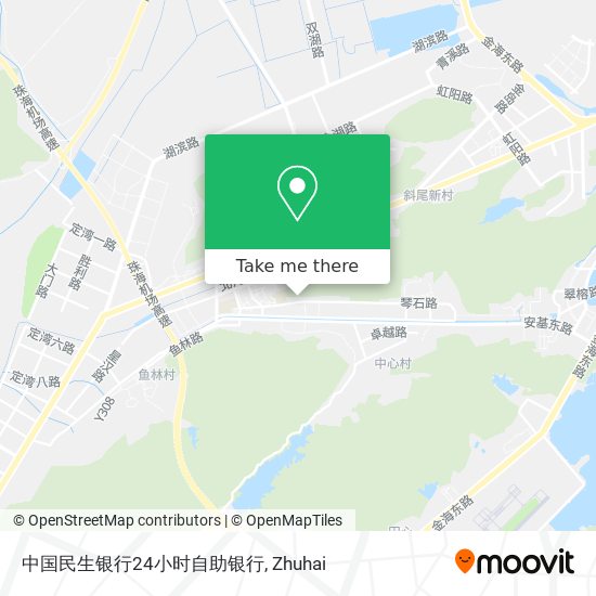 中国民生银行24小时自助银行 map