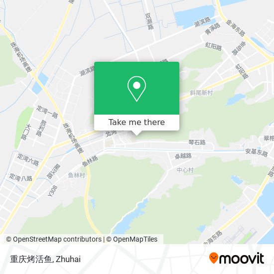 重庆烤活鱼 map