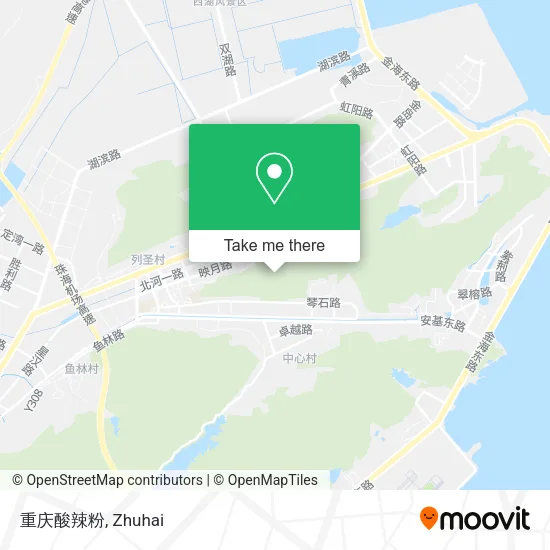 重庆酸辣粉 map