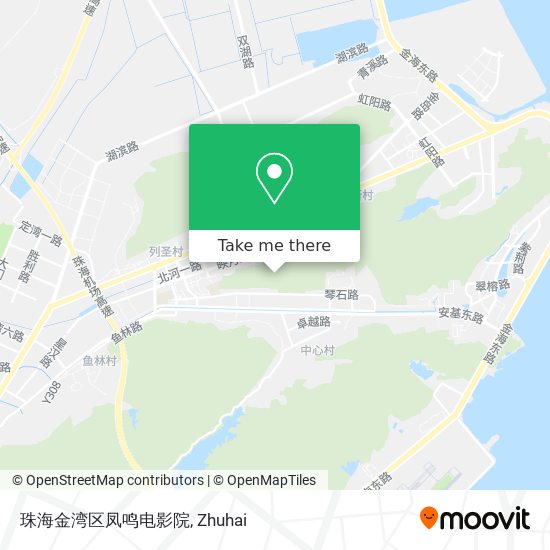 珠海金湾区凤鸣电影院 map