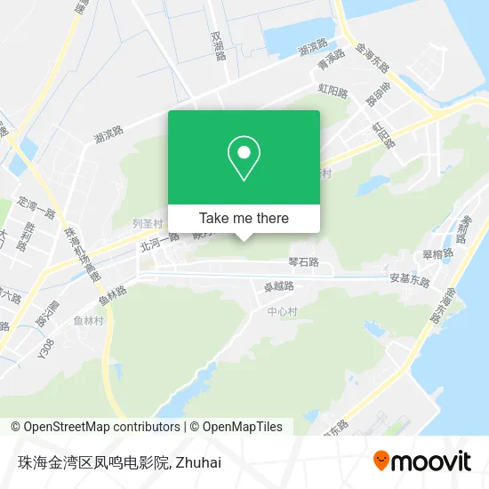 珠海金湾区凤鸣电影院 map