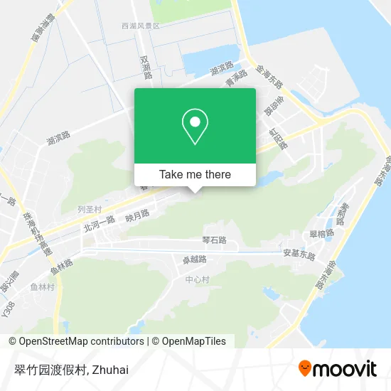 翠竹园渡假村 map