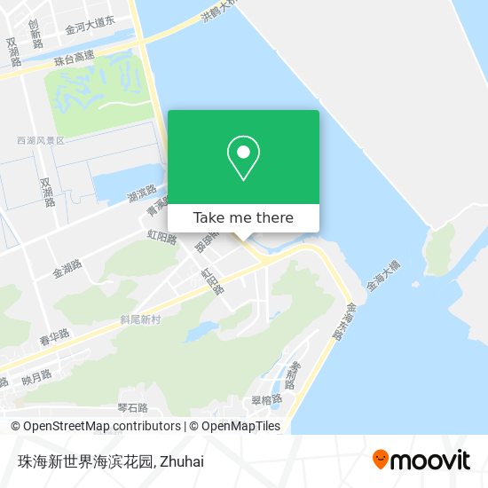 珠海新世界海滨花园 map