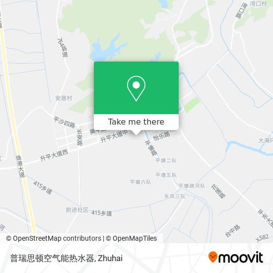 普瑞思顿空气能热水器 map