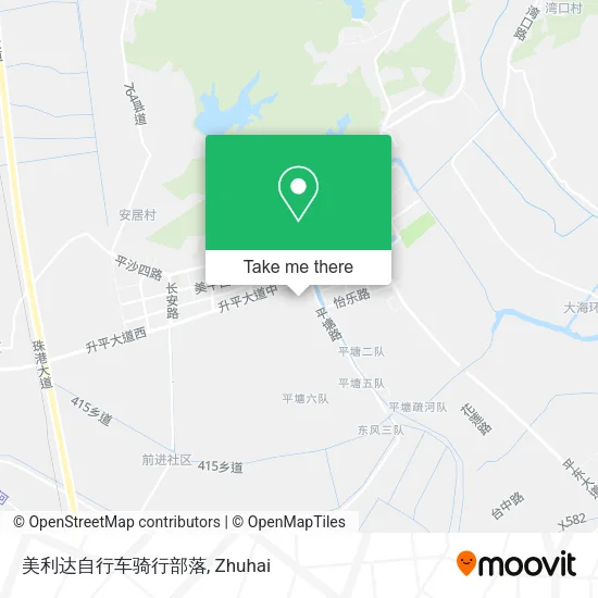 美利达自行车骑行部落 map