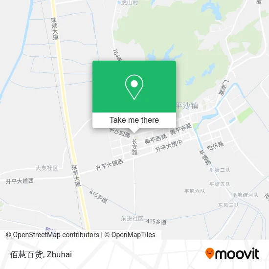 佰慧百货 map