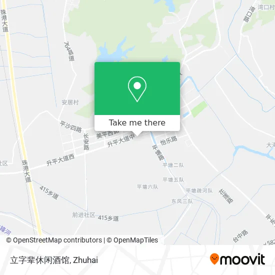 立字辈休闲酒馆 map