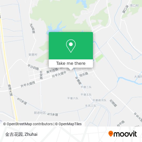 金吉花园 map