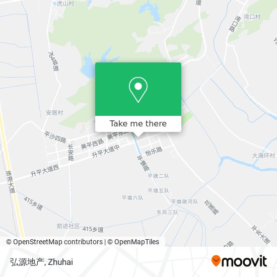 弘源地产 map