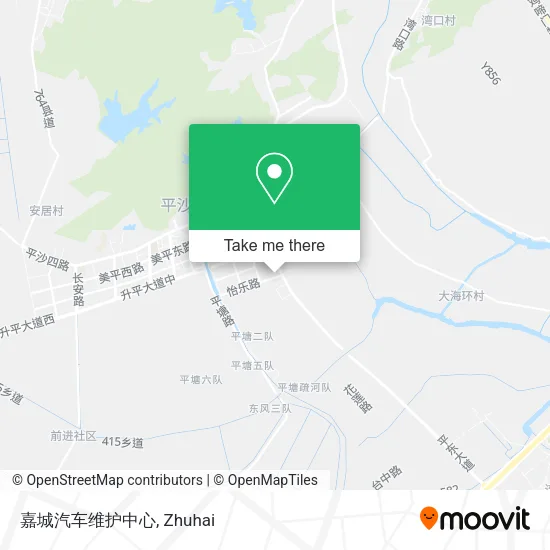 嘉城汽车维护中心 map