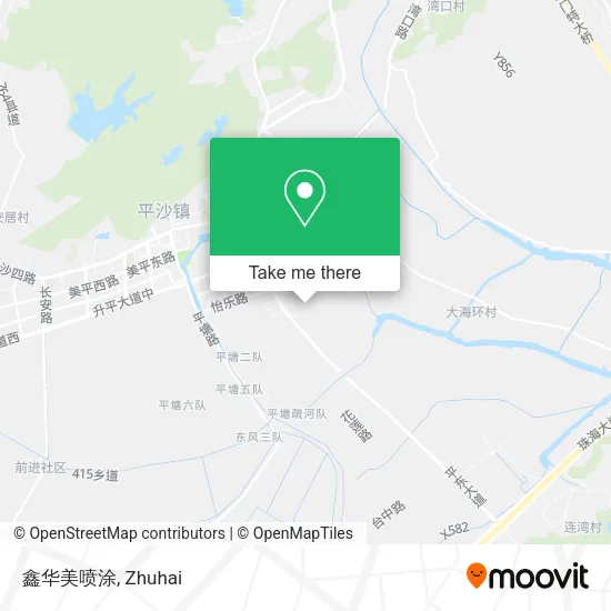 鑫华美喷涂 map