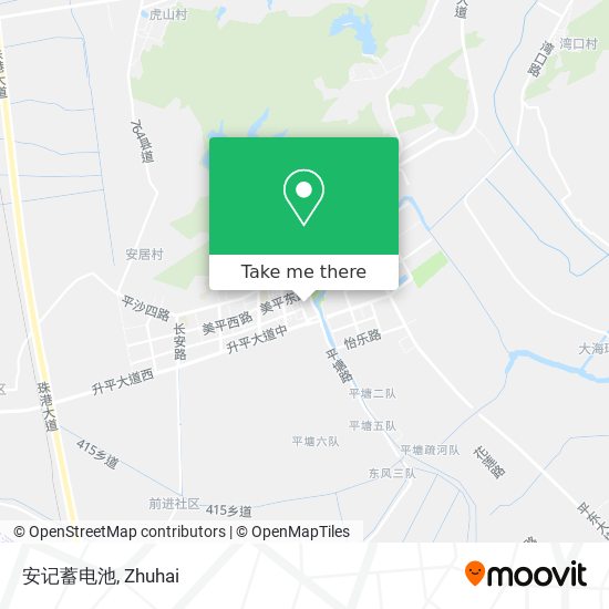 安记蓄电池 map