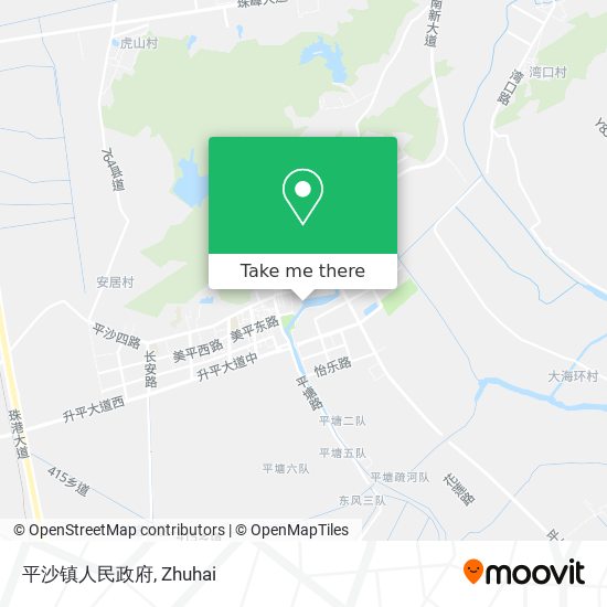 平沙镇人民政府 map