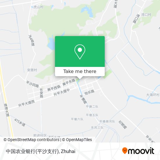 中国农业银行(平沙支行) map