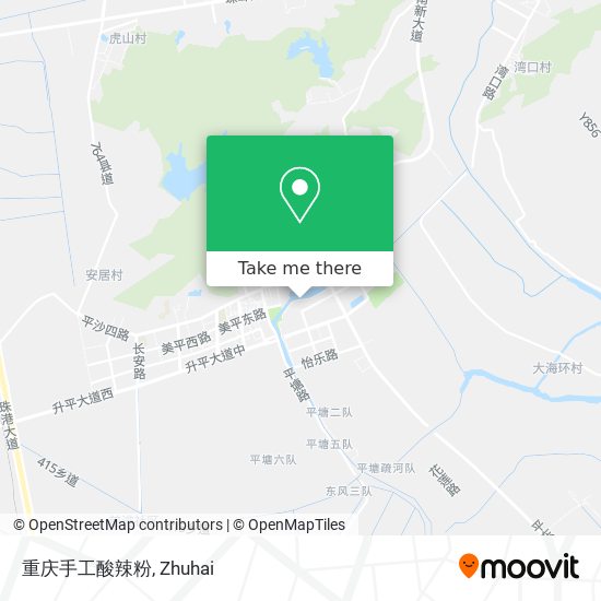 重庆手工酸辣粉 map