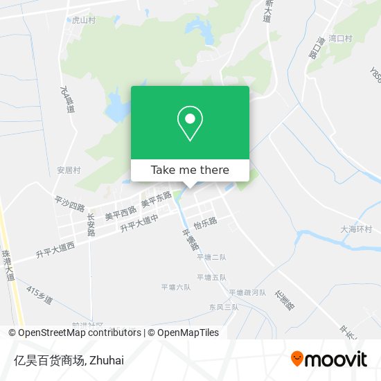 亿昊百货商场 map